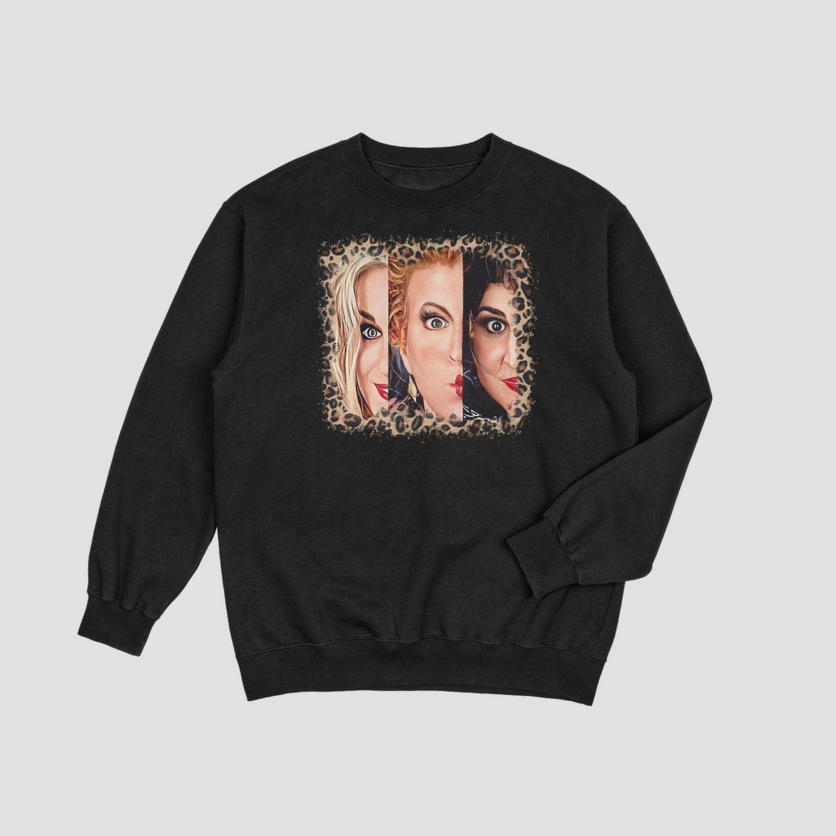 Halloween black crewneck mockup