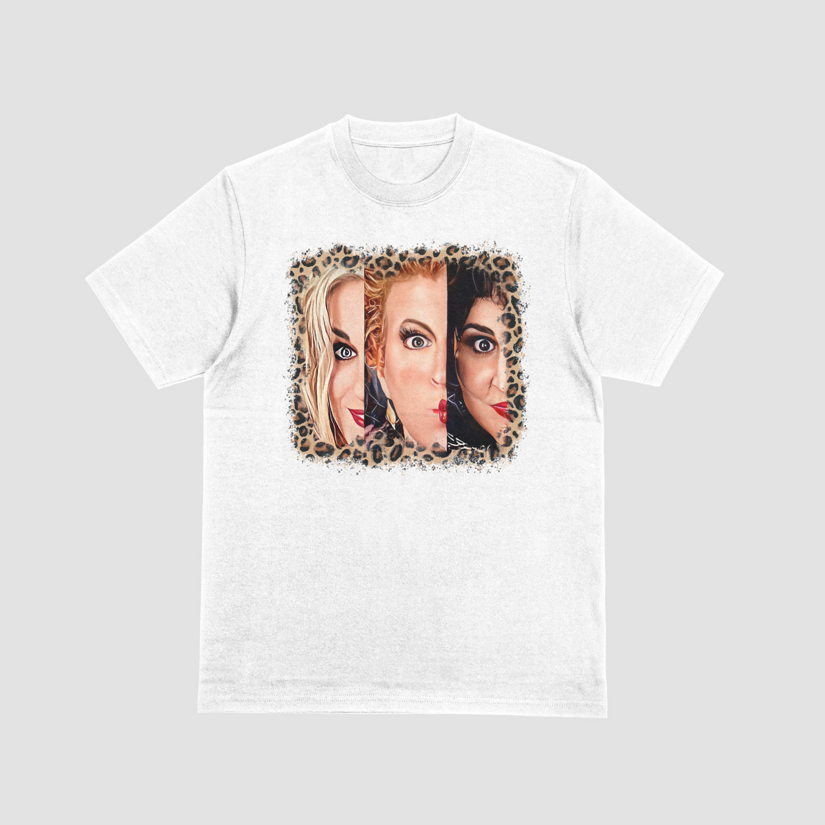 Halloween white t-shirt mockup