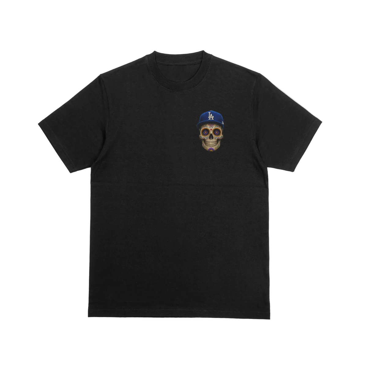 Los Dodgers Muertos Halloween shirt front mockup